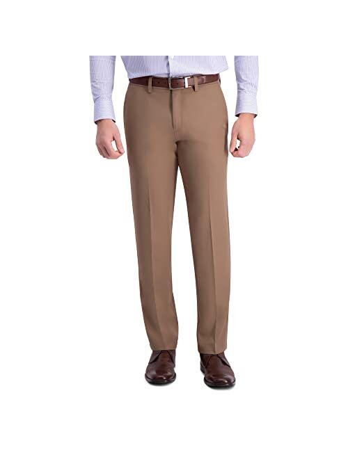 Haggar Men's Cool 18 Pro Slim & Straight Fit Flat Front Casual Pant