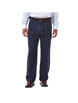 Men's Cool 18 Hidden Expandable Waist Pleat Front Pant-Regular and Big & Tall Sizes