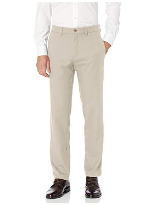 Haggar Men's Cool 18 Pro Straight Fit Flat Front Casual Pant