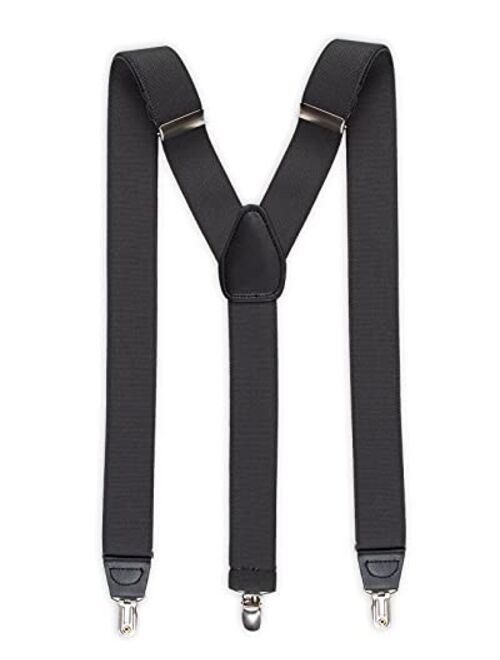 Haggar mens Y-back Adjustable Clip Suspender