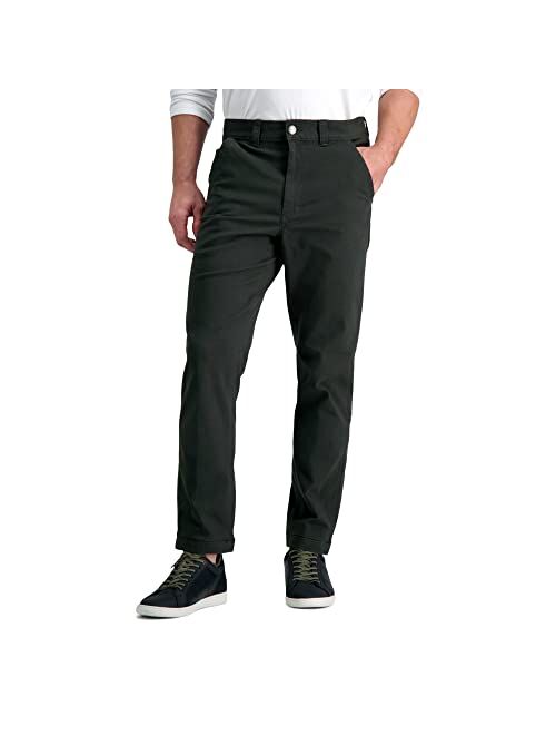 Haggar Men's The Active Series Performance Straight Fit Pant Regular and Big & Tall Sizes