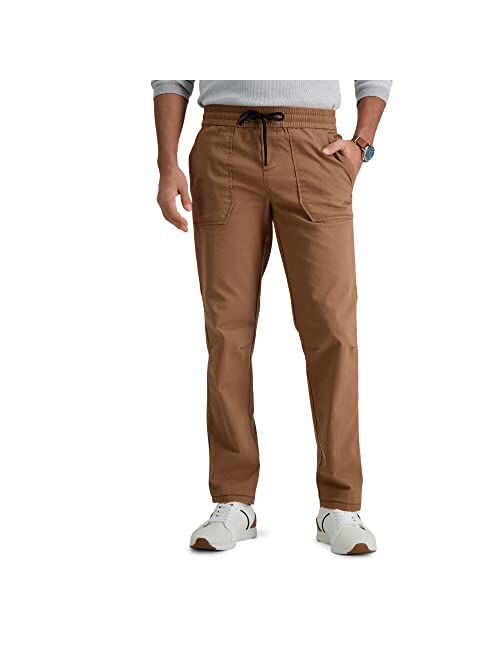 Haggar Men's The Active Series Performance Straight Fit Pant Regular and Big & Tall Sizes