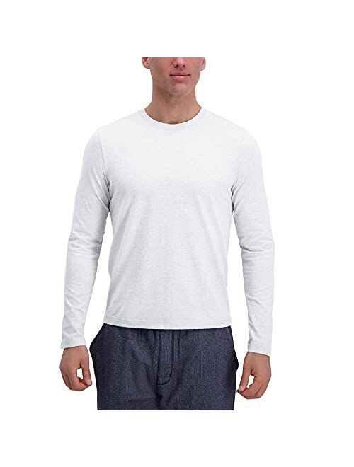 Haggar Men's Comfort Tee Shirt Long Sleeve and Short Sleeve Styles