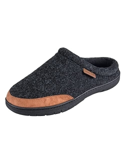 Men's Clog Slipper House Shoe Indoor/Outdoor with Memory Foam Comfort