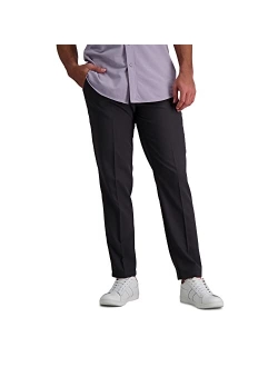 Men's Cool Right Performance Flex Solid Slim Fit Flat Front Pant