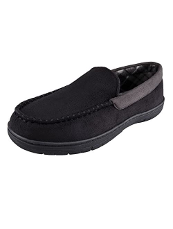 Men's Venetian Slipper Indoor/Outdoor House Shoe with Memory Foam Comfort