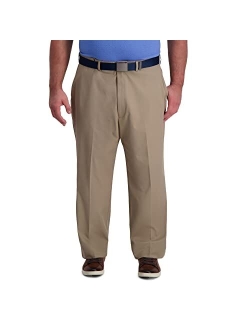 Men's Cool Right Performance Flex Solid Classic Fit Flat Front Pant-reg. and Big & Tall