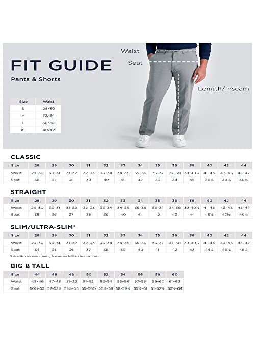 Haggar Men's Cool Right Performance Flex Solid Classic Fit Flat Front Pant-reg. and Big & Tall