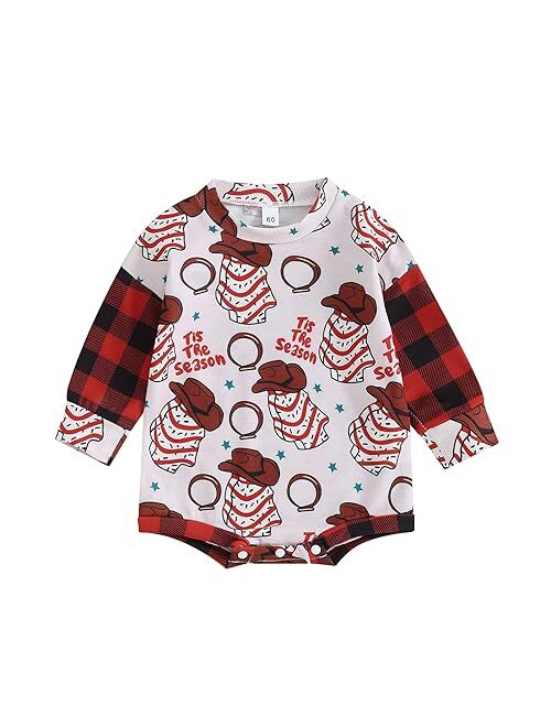 Engofs Newborn Baby Girl Boy Sweatshirt Romper Long Sleeve 0 3 6 12 18 Months Fall Winter Clothes