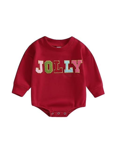 Engofs Newborn Baby Girl Boy Sweatshirt Romper Long Sleeve 0 3 6 12 18 Months Fall Winter Clothes