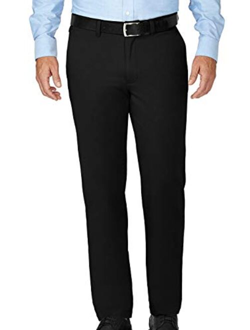 J.M. Haggar Men's Luxury Comfort Slim Fit Stretch Chino Pant