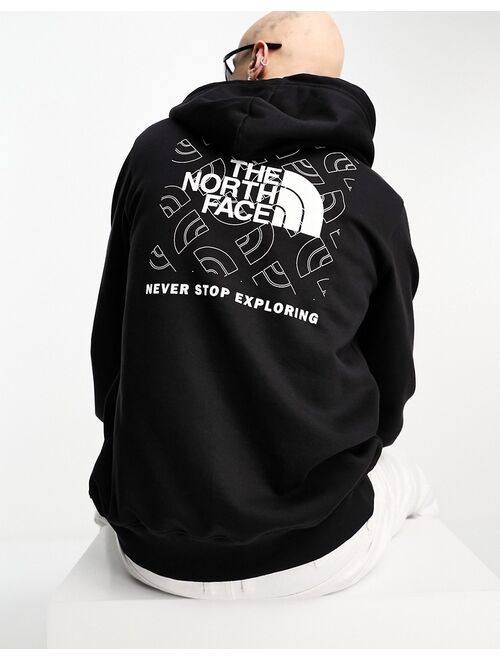 The North Face NSE box logo hoodie in black