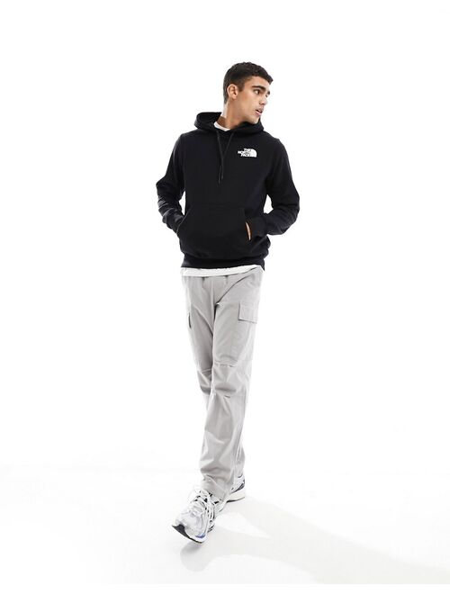 The North Face NSE box logo hoodie in black and white