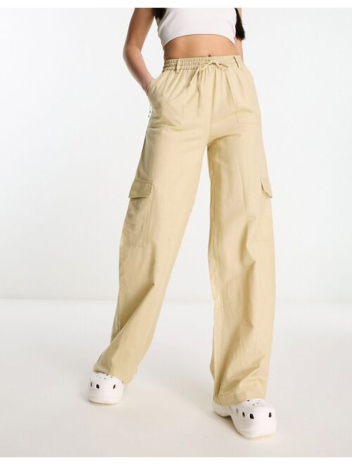 Daisy Street relaxed linen cargo pants