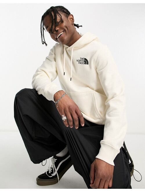 The North Face Places We Love back print hoodie in off-white