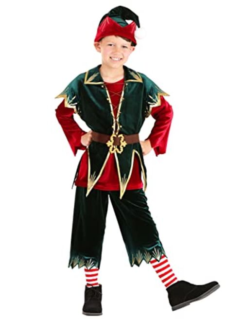 Fun Costumes Boy's Deluxe Holiday Elf Costume