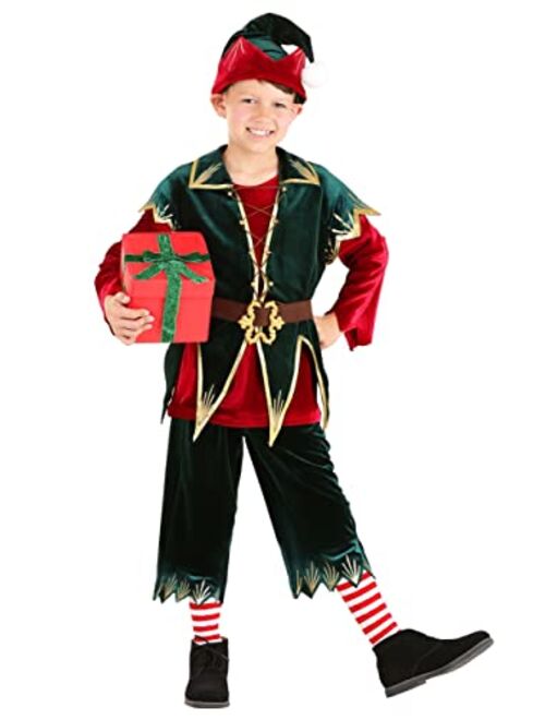 Fun Costumes Boy's Deluxe Holiday Elf Costume