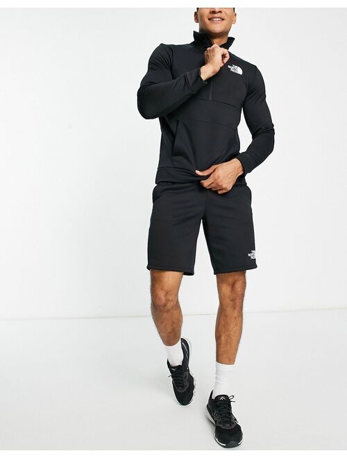 The North Face Training Mountain Athletics 1/4 zip sweatshirt in black