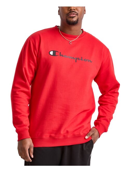 CHAMPION Men's Big & Tall Powerblend Logo Graphic Fleece Sweatshirt