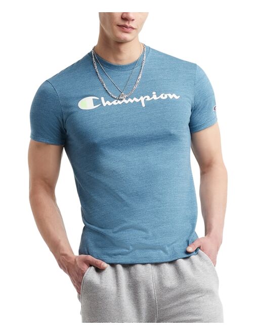 CHAMPION Men's Powerblend Short-Sleeve Logo Graphic T-Shirt