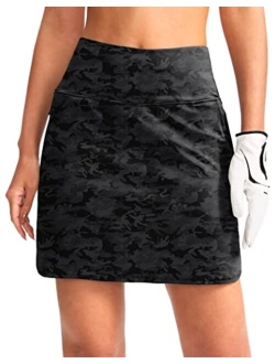 High Waisted Tennis Skirt Golf Skirt Zipper Pockets Athlethic Skorts Skirts for Women Running Workout