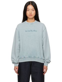 ACNE STUDIOS Blue Blurred Sweatshirt