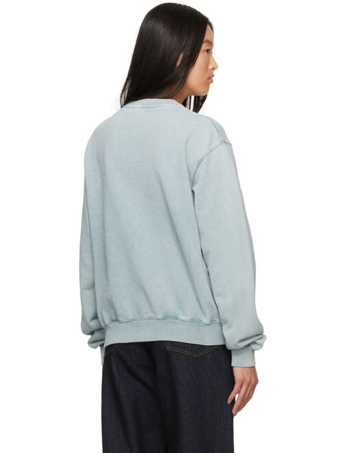 ACNE STUDIOS Blue Blurred Sweatshirt