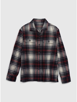 Kids 100% Organic Cotton Flannel Shirt