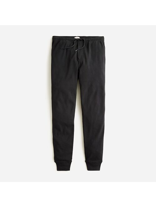 Heritage brushed rib-knit jogger pant