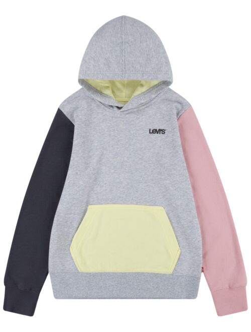 Levi's Big Boys French Terry Colorblocked Pullover Hoodie