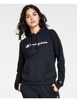 Women's Relaxed Logo Fleece Sweatshirt Hoodie