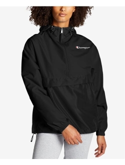 Women's Packable Hooded Windbreaker Jacket