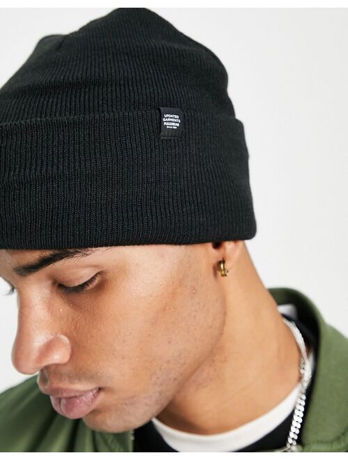 Pull&Bear beanie in black