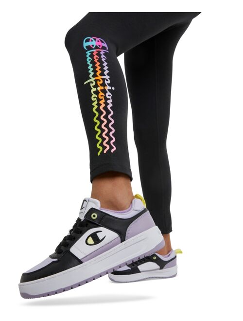 CHAMPION Women's Script Logo-Graphic High-Rise Leggings