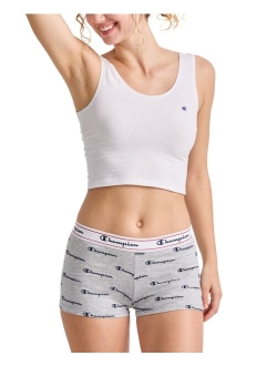 Logo-Print Cotton Stretch Crop Top CH51AS