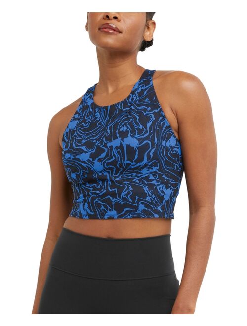 CHAMPION Women's Soft Touch Printed Racerback Cropped Top