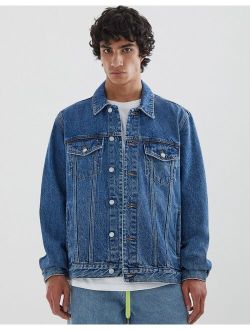 denim jacket in blue