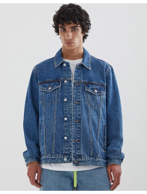 Pull&Bear denim jacket in blue