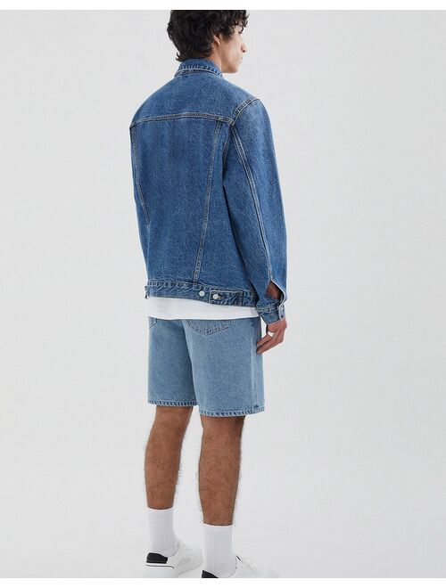 Pull&Bear denim jacket in blue