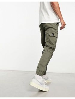 cargo pants in khaki