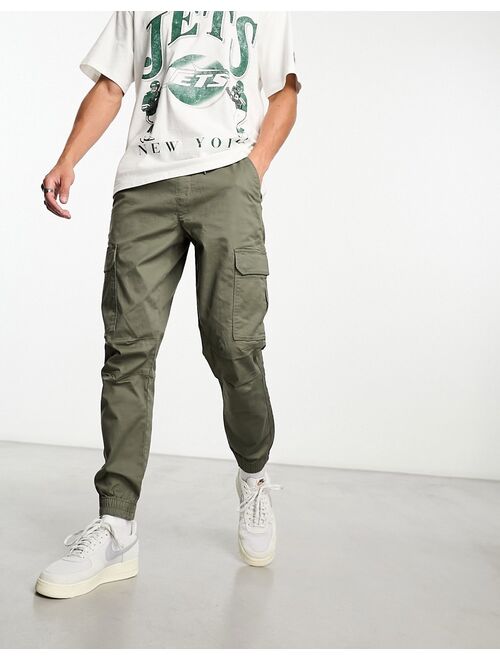 Pull&Bear cargo pants in khaki