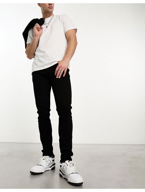 Pull&Bear Skinny Fit Jeans In Black