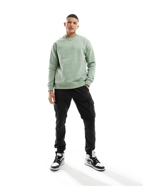 Pull&Bear sweatshirt in green