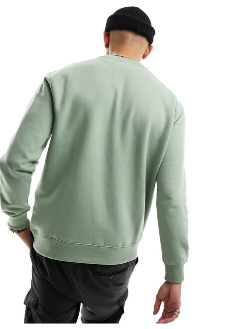 Pull&Bear sweatshirt in green