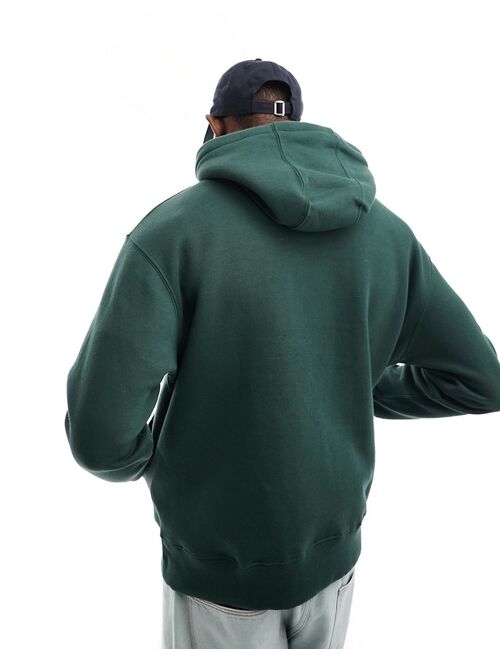 Pull&Bear hoodie in bottle green