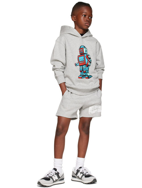 Billionaire Boys Club Kids Gray Printed Hoodie