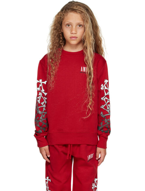 AMIRI Kids Red Bones Sweatshirt