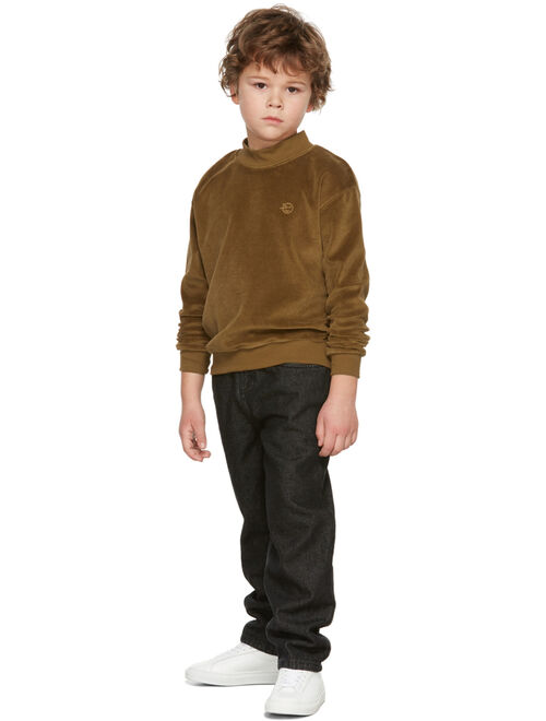 Wynken Kids Brown Velour Daily Sweatshirt