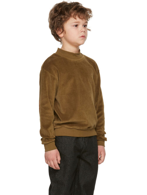 Wynken Kids Brown Velour Daily Sweatshirt