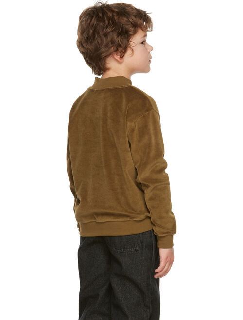 Wynken Kids Brown Velour Daily Sweatshirt